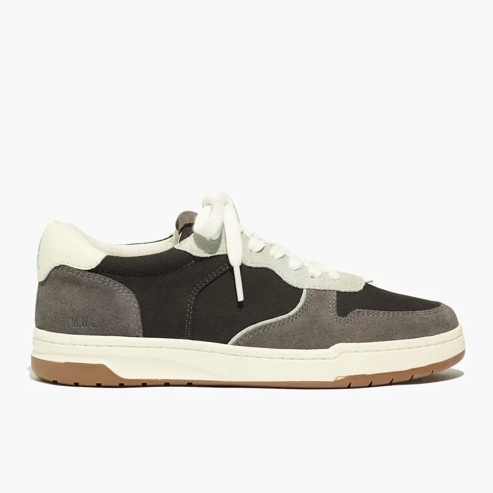 Madewell Court Sneakers in Dark Colorblock Nubuck and Suede Sz: 7.5
